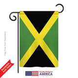 Jamaica - Nationality Flags of the World Vertical Impressions Decorative Flags HG140120 Printed In USA