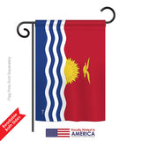 Kiribati - Nationality Flags of the World Vertical Impressions Decorative Flags HG140127 Printed In USA