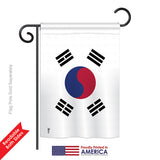 Korea South - Nationality Flags of the World Vertical Impressions Decorative Flags HG140129 Printed In USA