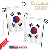 Korea South - Nationality Flags of the World Vertical Impressions Decorative Flags HG140129 Printed In USA