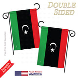 Libya - Nationality Flags of the World Vertical Impressions Decorative Flags HG140137 Printed In USA