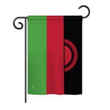 Malawi - Nationality Flags of the World Vertical Impressions Decorative Flags HG140145 Printed In USA