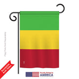 Mali - Nationality Flags of the World Vertical Impressions Decorative Flags HG140148 Printed In USA