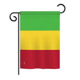 Mali - Nationality Flags of the World Vertical Impressions Decorative Flags HG140148 Printed In USA