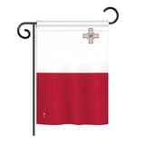 Malta - Nationality Flags of the World Vertical Impressions Decorative Flags HG140149 Printed In USA