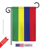 Mauritius - Nationality Flags of the World Vertical Impressions Decorative Flags HG140152 Printed In USA