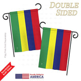 Mauritius - Nationality Flags of the World Vertical Impressions Decorative Flags HG140152 Printed In USA