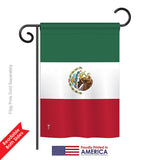 Mexico - Nationality Flags of the World Vertical Impressions Decorative Flags HG140154 Printed In USA