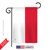 Monaco - Nationality Flags of the World Vertical Impressions Decorative Flags HG140157 Printed In USA