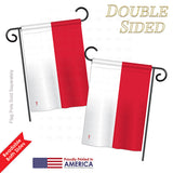 Monaco - Nationality Flags of the World Vertical Impressions Decorative Flags HG140157 Printed In USA