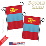 Mongolia - Nationality Flags of the World Vertical Impressions Decorative Flags HG140158 Printed In USA