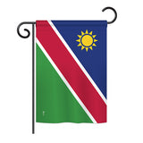 Namibia - Nationality Flags of the World Vertical Impressions Decorative Flags HG140162 Printed In USA