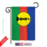 New Caledonia - Nationality Flags of the World Vertical Impressions Decorative Flags HG140167 Printed In USA