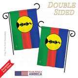 New Caledonia - Nationality Flags of the World Vertical Impressions Decorative Flags HG140167 Printed In USA