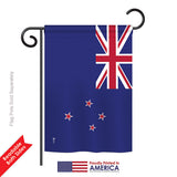 New Zealand - Nationality Flags of the World Vertical Impressions Decorative Flags HG140168 Printed In USA