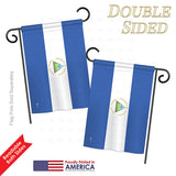 Nicaragua - Nationality Flags of the World Vertical Impressions Decorative Flags HG140169 Printed In USA