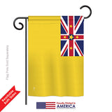 Niue - Nationality Flags of the World Vertical Impressions Decorative Flags HG140172 Printed In USA
