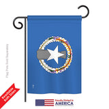 Northern Marianas - Nationality Flags of the World Vertical Impressions Decorative Flags HG140173 Printed In USA