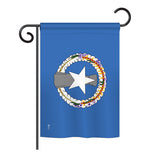 Northern Marianas - Nationality Flags of the World Vertical Impressions Decorative Flags HG140173 Printed In USA