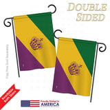 Mardi Gras - Nationality Flags of the World Vertical Impressions Decorative Flags HG140175 Printed In USA