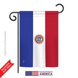 Paraguay - Nationality Flags of the World Vertical Impressions Decorative Flags HG140185 Printed In USA