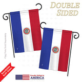 Paraguay - Nationality Flags of the World Vertical Impressions Decorative Flags HG140185 Printed In USA