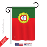 Portugal - Nationality Flags of the World Vertical Impressions Decorative Flags HG140191 Printed In USA