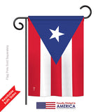 Puerto Rico - Nationality Flags of the World Vertical Impressions Decorative Flags HG140192 Printed In USA