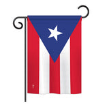 Puerto Rico - Nationality Flags of the World Vertical Impressions Decorative Flags HG140192 Printed In USA