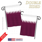 Qatar - Nationality Flags of the World Vertical Impressions Decorative Flags HG140193 Printed In USA