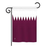 Qatar - Nationality Flags of the World Vertical Impressions Decorative Flags HG140193 Printed In USA