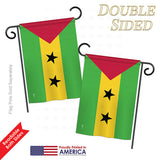 Sao Tome and Principe - Nationality Flags of the World Vertical Impressions Decorative Flags HG140204 Printed In USA