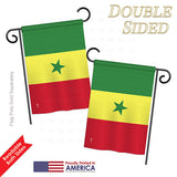 Senegal - Nationality Flags of the World Vertical Impressions Decorative Flags HG140208 Printed In USA