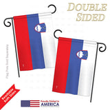 Slovenia - Nationality Flags of the World Vertical Impressions Decorative Flags HG140214 Printed In USA