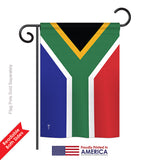 South Africa - Nationality Flags of the World Vertical Impressions Decorative Flags HG140218 Printed In USA