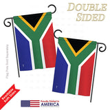 South Africa - Nationality Flags of the World Vertical Impressions Decorative Flags HG140218 Printed In USA