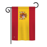 Spain - Nationality Flags of the World Vertical Impressions Decorative Flags HG140219 Printed In USA