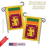 Sri Lanka - Nationality Flags of the World Vertical Impressions Decorative Flags HG140220 Printed In USA