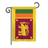 Sri Lanka - Nationality Flags of the World Vertical Impressions Decorative Flags HG140220 Printed In USA