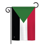 Sudan - Nationality Flags of the World Vertical Impressions Decorative Flags HG140221 Printed In USA