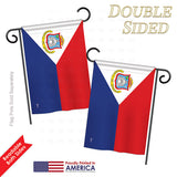 St. Martin - Nationality Flags of the World Vertical Impressions Decorative Flags HG140223 Printed In USA