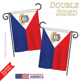 St. Martin - Nationality Flags of the World Vertical Impressions Decorative Flags HG140223 Printed In USA