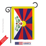 Tibet - Nationality Flags of the World Vertical Impressions Decorative Flags HG140232 Printed In USA