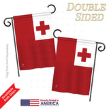 Tonga - Nationality Flags of the World Vertical Impressions Decorative Flags HG140234 Printed In USA