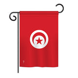 Tunisia - Nationality Flags of the World Vertical Impressions Decorative Flags HG140236 Printed In USA