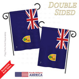 Turks & Caicos Island - Nationality Flags of the World Vertical Impressions Decorative Flags HG140239 Printed In USA