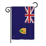 Turks & Caicos Island - Nationality Flags of the World Vertical Impressions Decorative Flags HG140239 Printed In USA