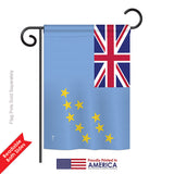 Tuvalu - Nationality Flags of the World Vertical Impressions Decorative Flags HG140240 Printed In USA