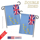 Tuvalu - Nationality Flags of the World Vertical Impressions Decorative Flags HG140240 Printed In USA