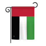 United Arab Emirates - Nationality Flags of the World Vertical Impressions Decorative Flags HG140243 Printed In USA